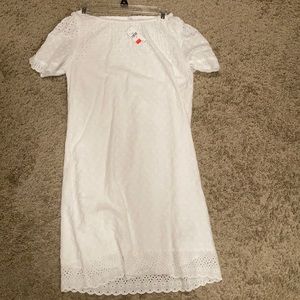 NWT gap white dress